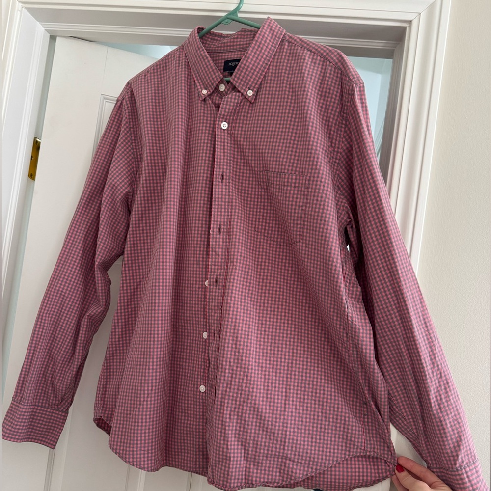 J. Crew men’s button down cotton shirt. Size XL